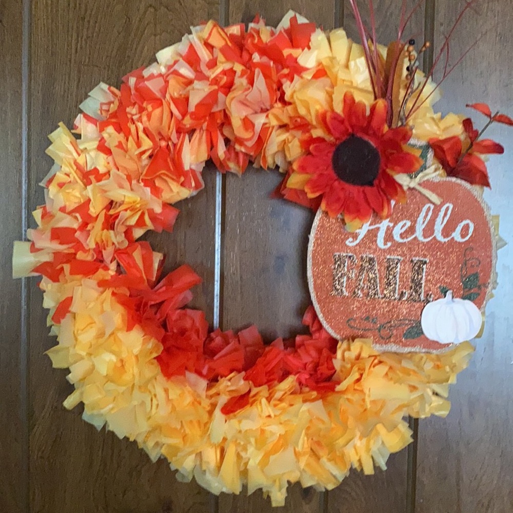 Handmade Fall wreath